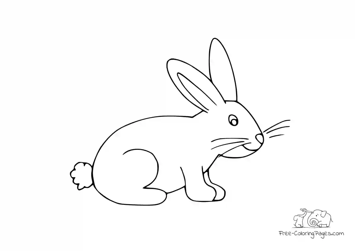 Coloring Page Bunny