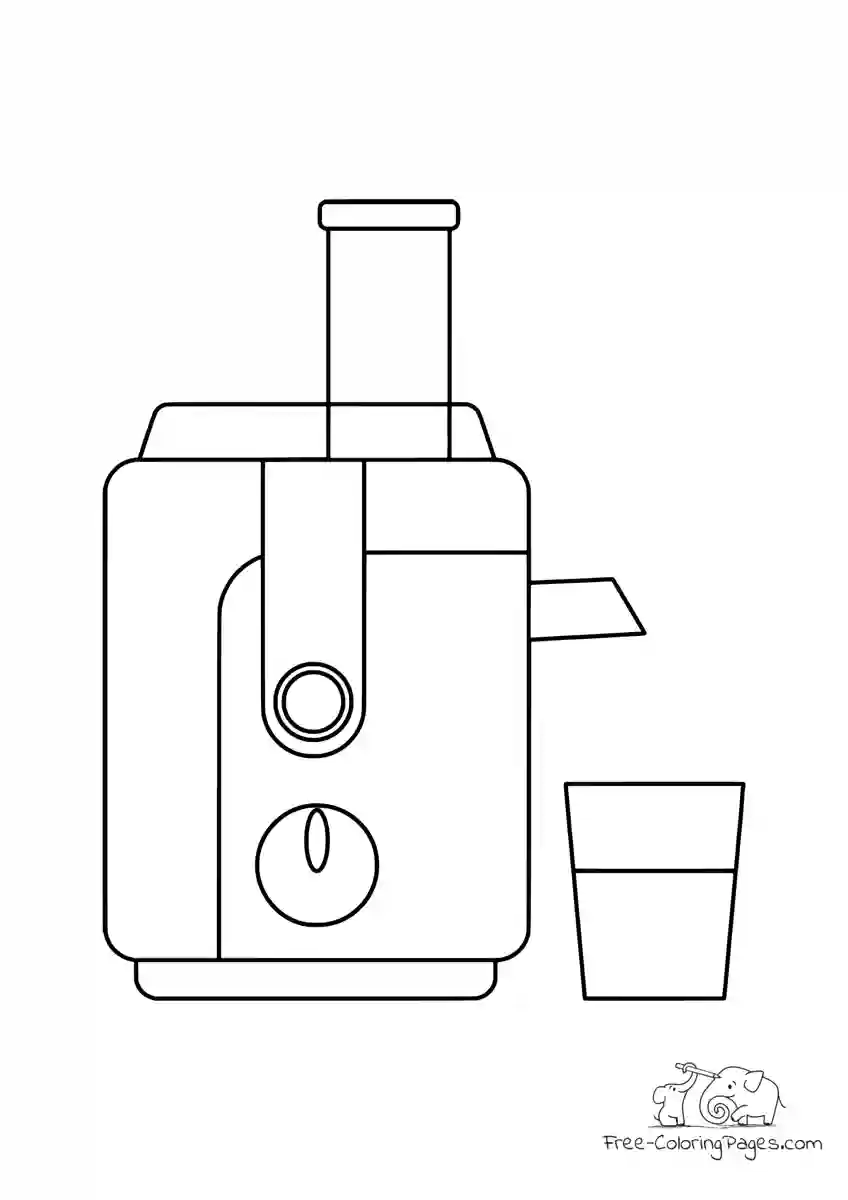 Ausmalbild Juicer