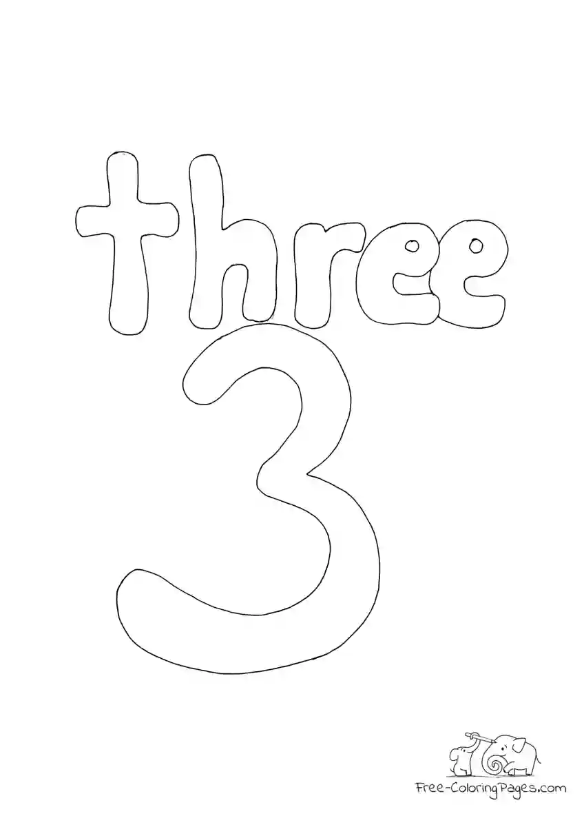 Coloring Page Number 3