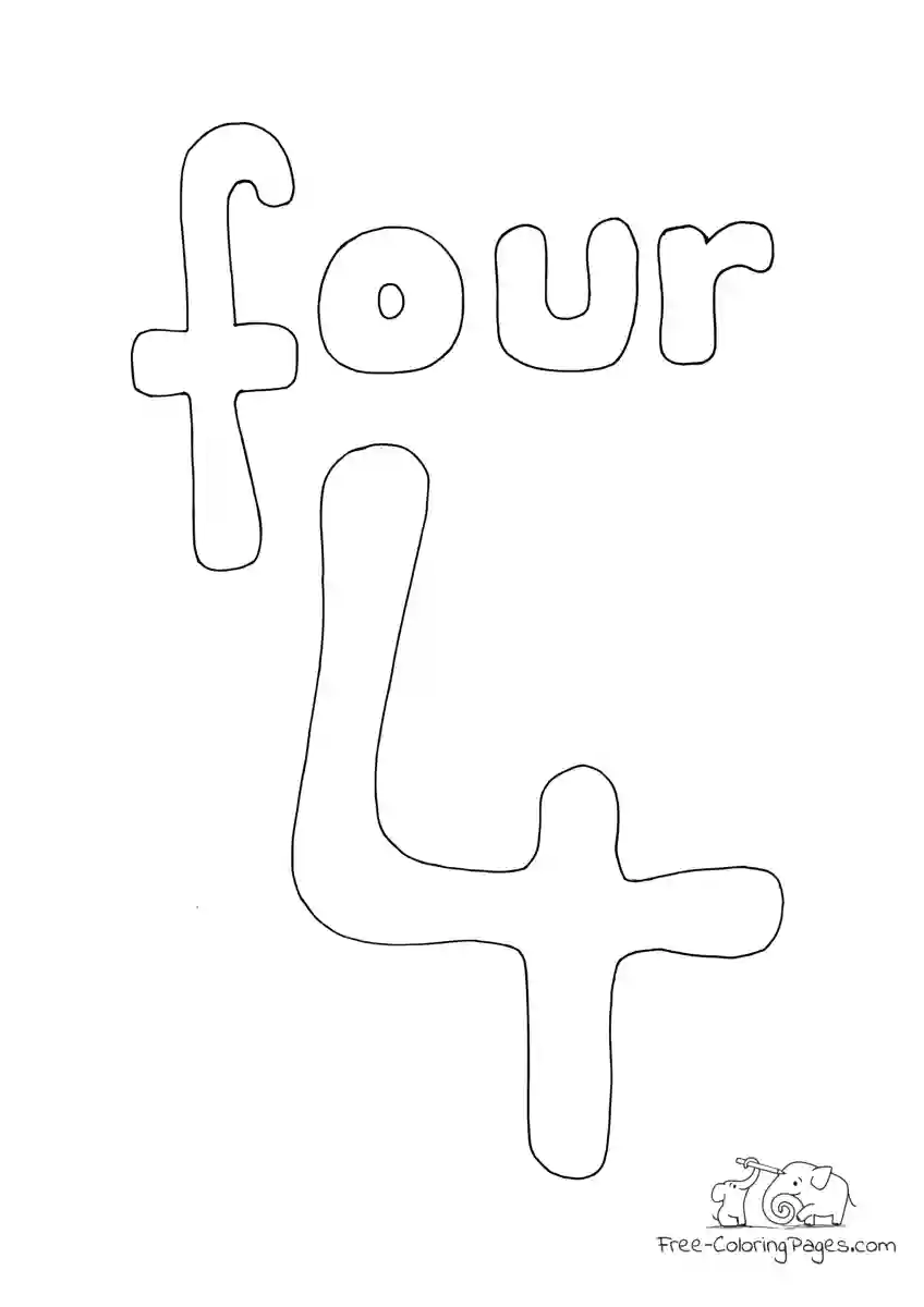 Coloring Page Number 4
